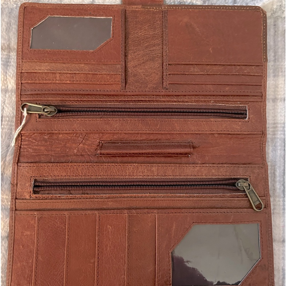 xL leopard print wallet